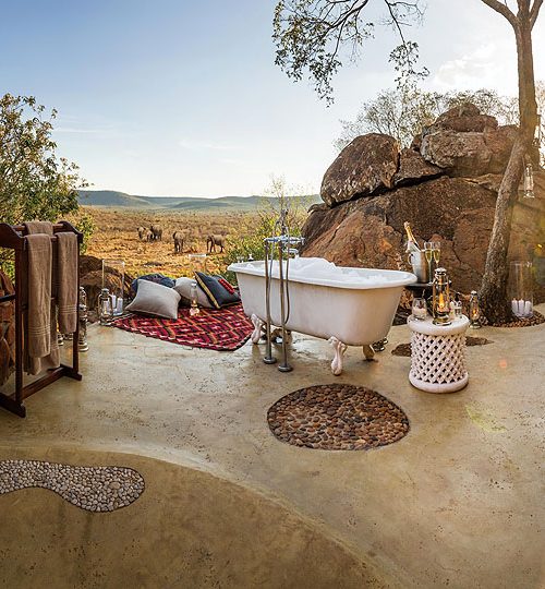 Honeymoon suite bathroom